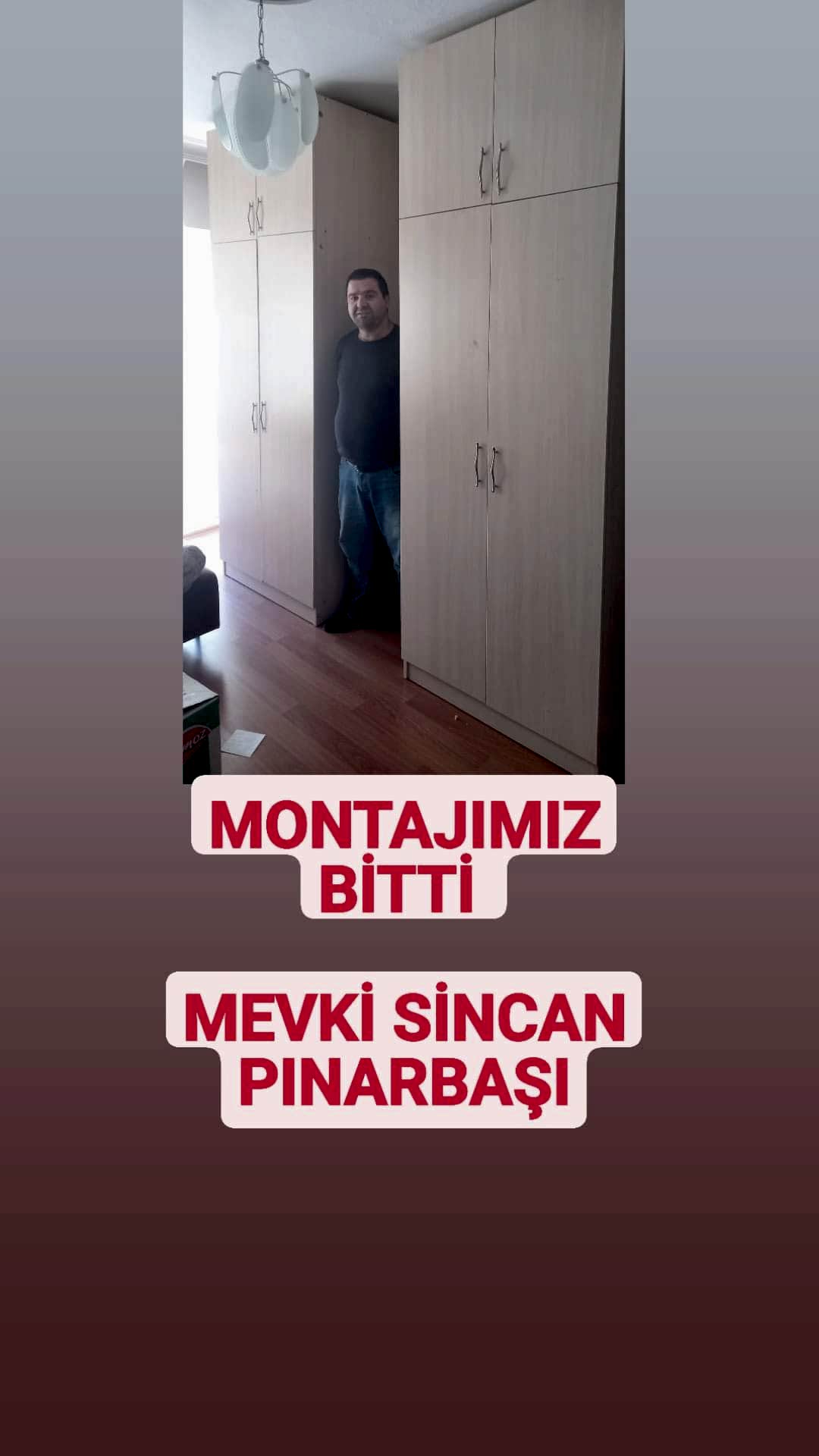 ÖZEL ŞİPARİŞ DOLABI MONTAJI