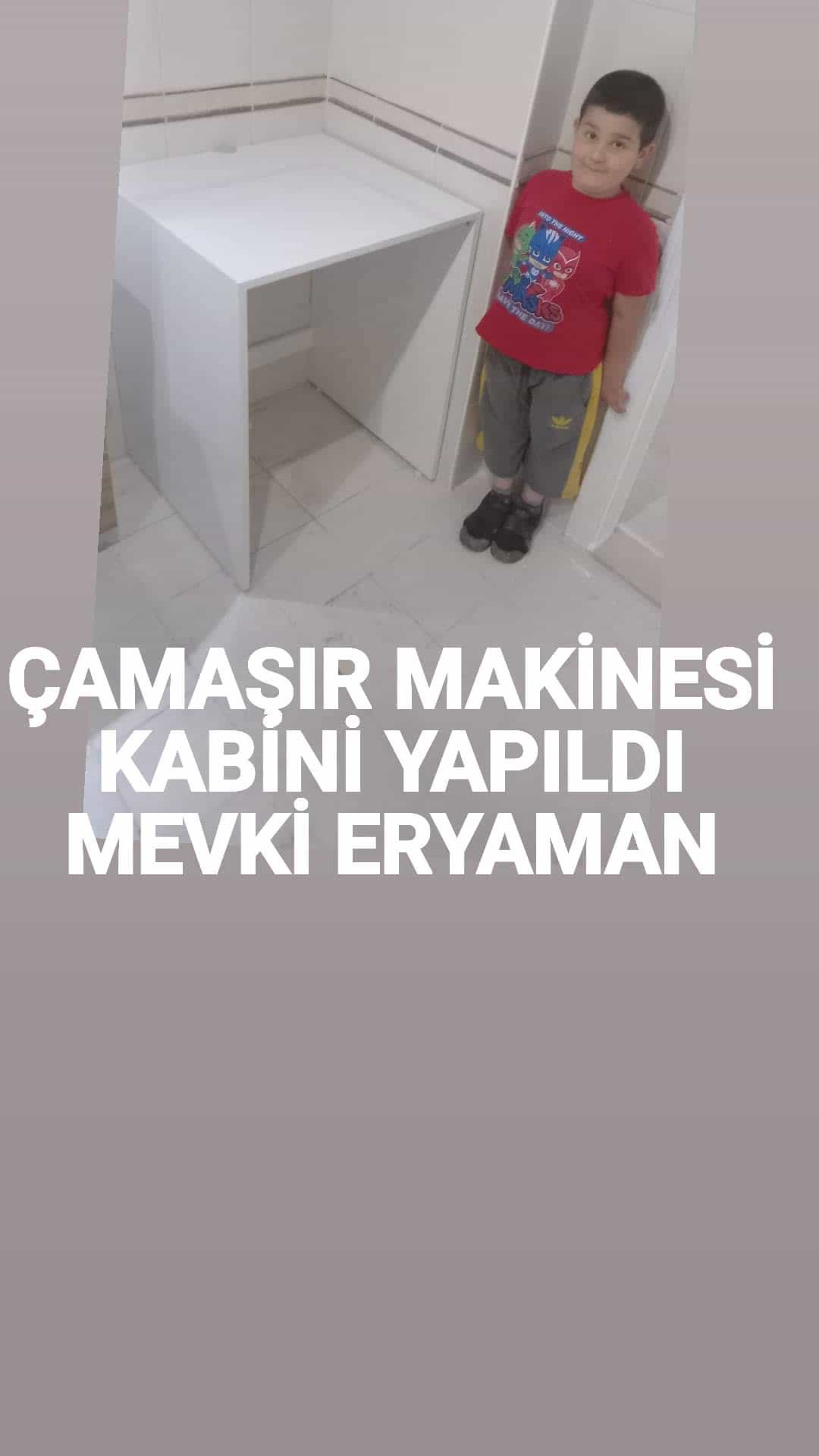 Çamaşır Makinesi Kabini