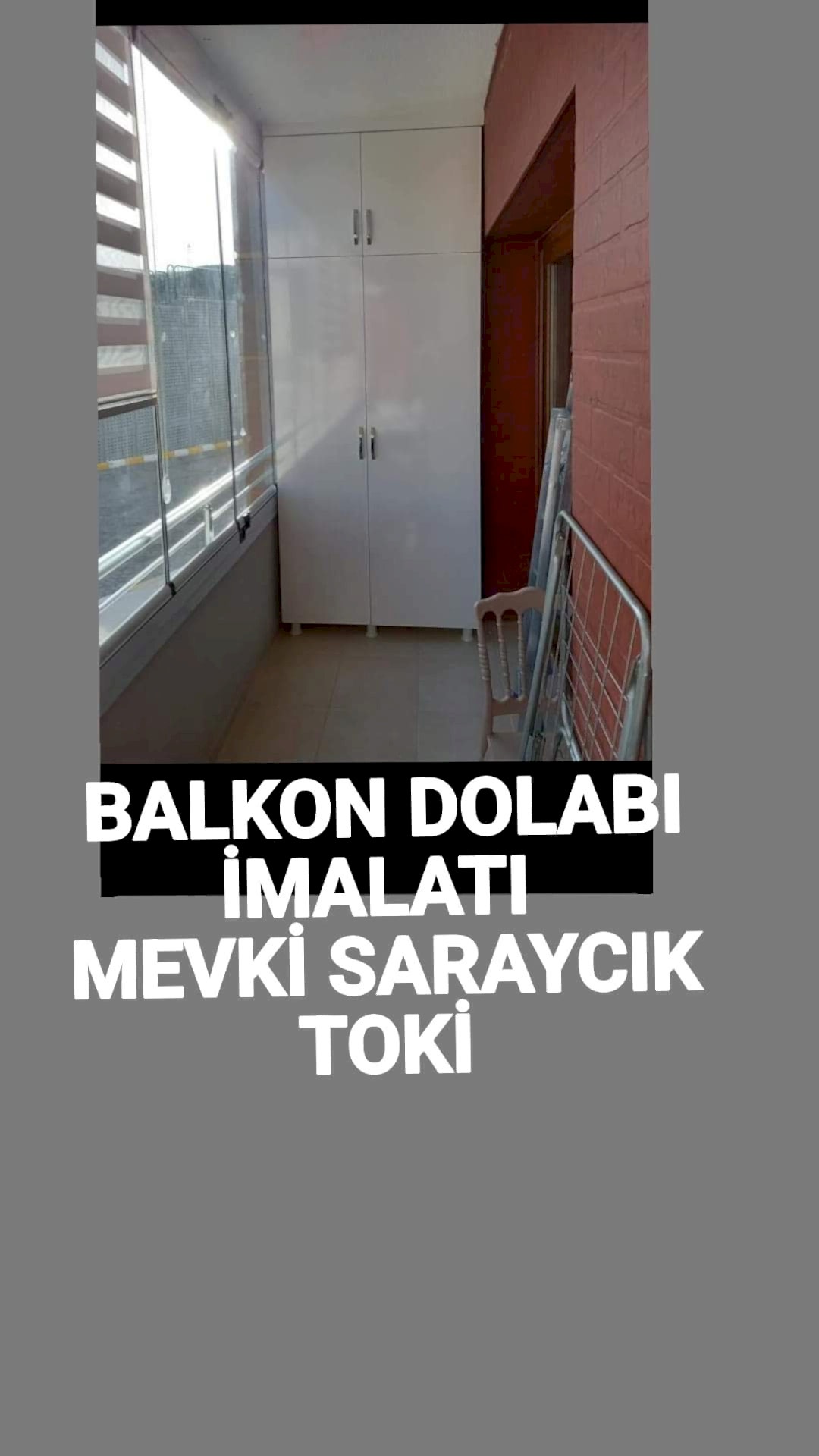 Balkon Dolabı Saraycık