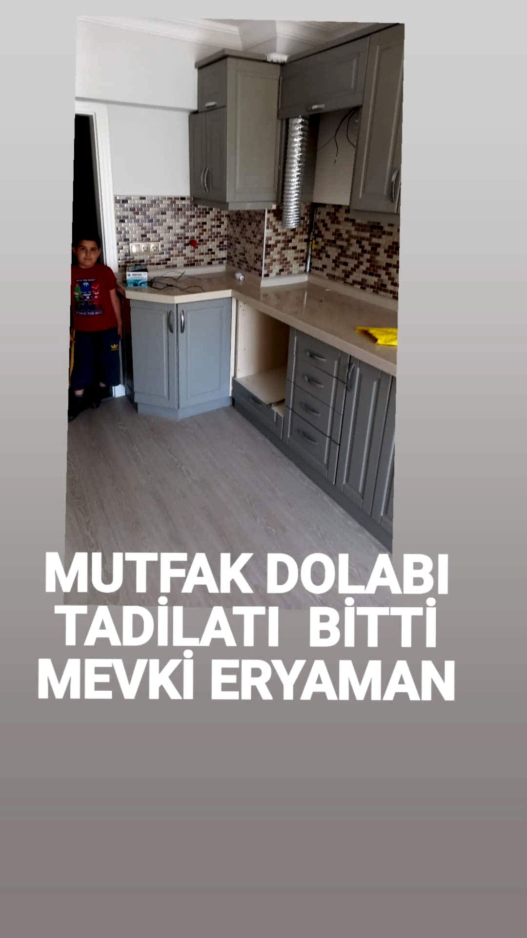 ANKESTRA ÜRÜNÜ İÇİN MUTFAK DOLABI TADİLATI