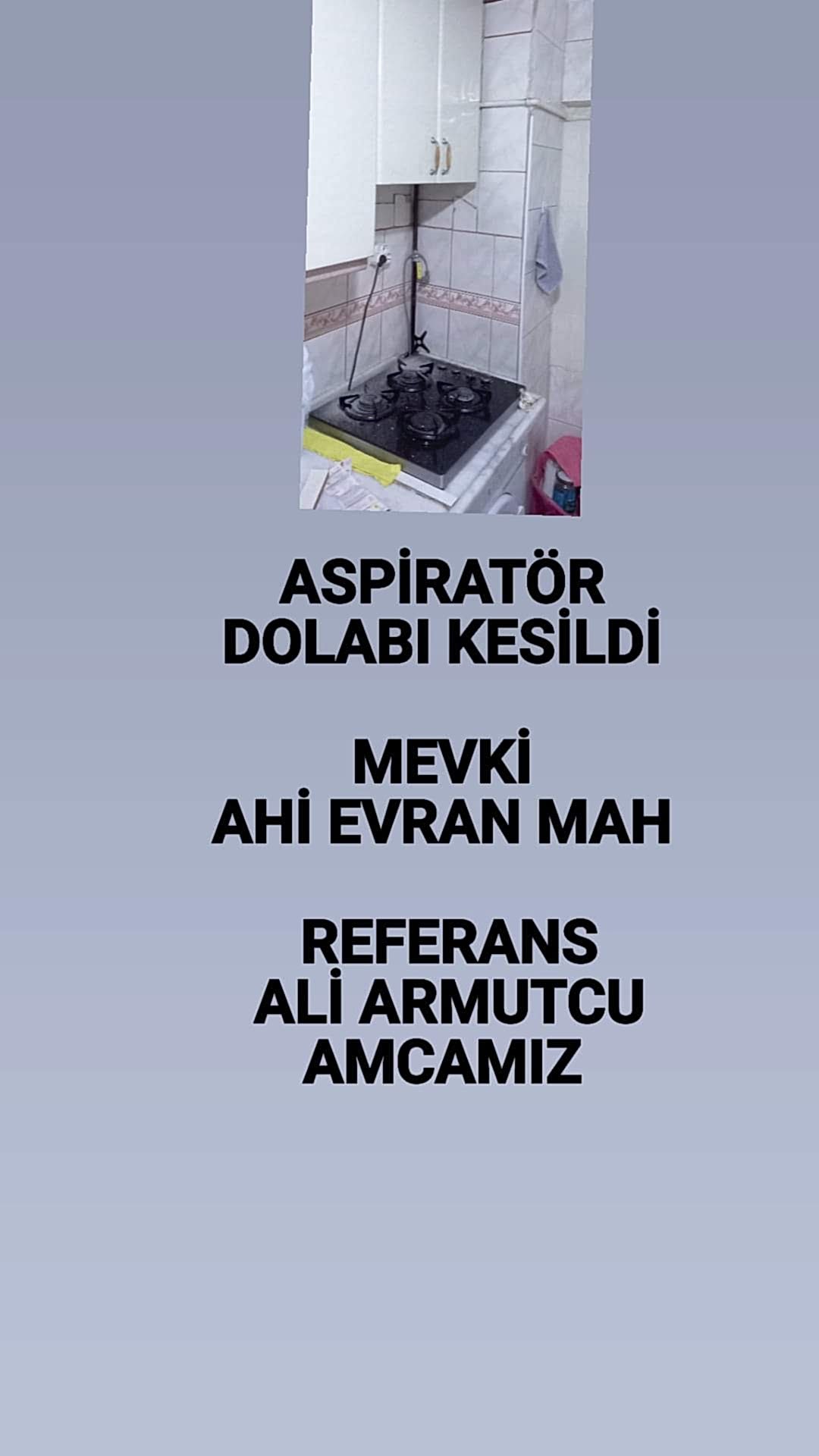 Asp Dolabı kesim