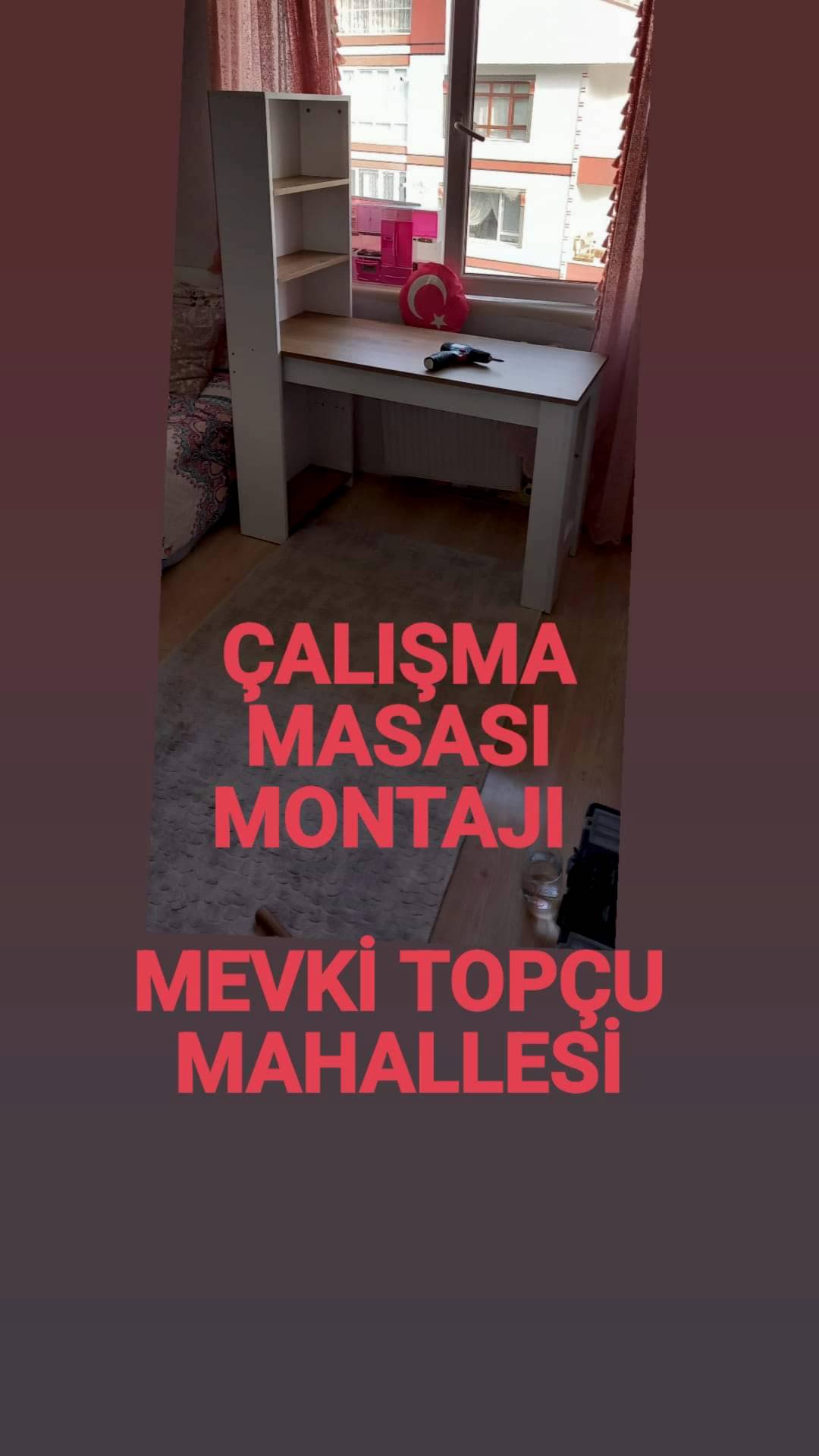 ÇALIŞMA MASASI MONTAJI